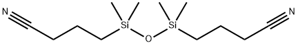 1,3-BIS(3-CYANOPROPYL)TETRAMETHYLDISILOXANE Structure