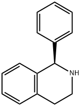(1R)-1-フェニル-1,2,3,4-テトラヒドロイソキノリン 化学構造式