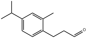 Benzenepropanal, 2-Methyl-4-(1-Methylethyl)- Struktur