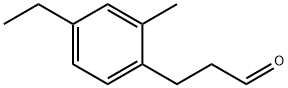 Benzenepropanal, 4-ethyl-2-Methyl- Structure