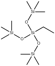 3-Ethyl-1,1,1,5,5,5-hexamethyl-3-trimethylsilanyloxy-trisiloxane  化学構造式