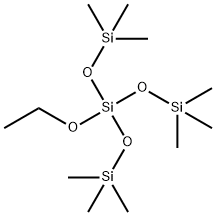 3-Ethoxy-1,1,1,5,5,5-hexamethyl-3-(trimethylsiloxy)trisiloxane Structure