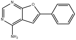 (6-苯基呋喃[3,2-E]嘧啶-4-基)胺, 18031-97-5, 结构式