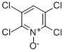 PYRIDINE, 2,3,5,6-TETRACHLORO-, 1-OXIDE Structure