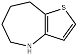 5,6,7,8-TETRAHYDRO-4H-THIENO[3,2-B]AZEPINE Structure
