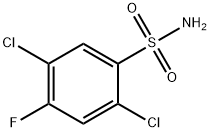 2,5-Dichloro-4-fluorobenzenesulfonamide Struktur