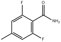 2,6-Difluoro-4-methylbenzamide 结构式