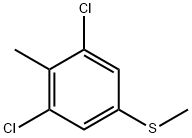 3,5-Dichloro-4-methylthioanisole Struktur