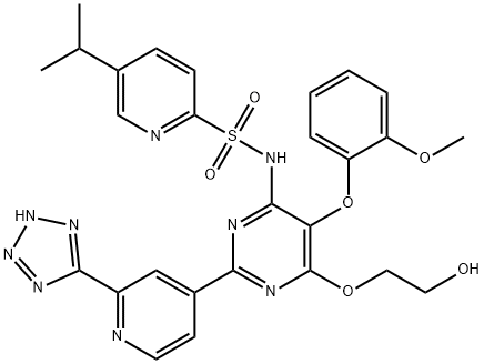 テゾセンタン 化学構造式