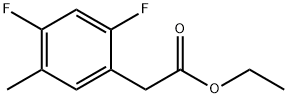 Ethyl 2,4-difluoro-5-methylphenylacetate Structure