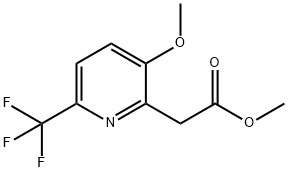 Methyl 3-methoxy-6-(trifluoromethyl)-pyridine-2-acetate,1803858-26-5,结构式