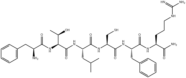 AMYLOID P COMPONENT (33-38) AMIDE Struktur