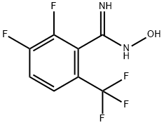 2,3-Difluoro-N-hydroxy-6-(trifluoroMethyl)benziMidaMide Structure