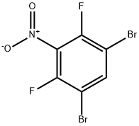 1,5-Dibromo-2,4-difluoro-3-nitrobenzene Struktur