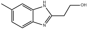 2-(6-メチル-1H-ベンズイミダゾール-2-イル)エタノール 化学構造式