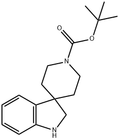 1'-N-BOC-1,2-DIHYDRO-1'H-SPIRO[INDOLE-3,4'-PIPERIDINE] Struktur