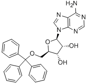 5'-O-TRIPHENYLMETHYL-ADENOSINE Struktur