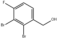 2,3-Dibromo-4-fluorobenzyl alcohol 结构式