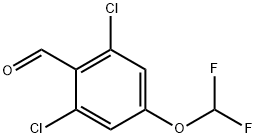 2,6-Dichloro-4-(difluoromethoxy)benzaldehyde Structure