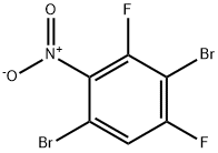 1,4-Dibromo-3,5-difluoro-2-nitrobenzene Structure