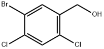 5-ブロモ-2,4-ジクロロベンジルアルコール 化学構造式