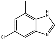 6-CHLORO-4-METHYLBENZIMIDAZOLE Structure