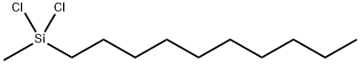 N-DECYLMETHYLDICHLOROSILANE Struktur