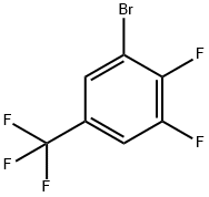 3-ブロモ-4,5-ジフルオロベンゾトリフルオリド 化学構造式
