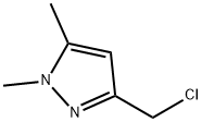 3-(氯甲基)-1,5-二甲基-1H-吡唑 结构式