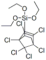 1,2,3,4,7,7-HEXACHLORO-6-TRIETHOXYSILYL-2-NORBORNENE 结构式
