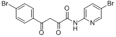 Benzenebutanamide, 4-bromo-N-(5-bromo-2-pyridinyl)-alpha,gamma-dioxo- Structure