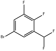 5-bromo-1-(difluoromethyl)-2,3-difluorobenzene, 1805422-92-7, 结构式