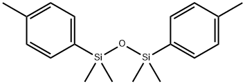 1,3-Di(p-tolyl)-1,1,3,3-tetramethyldisiloxane, 97% 化学構造式