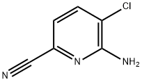 6-Amino-5-chloropicolinonitrile Struktur