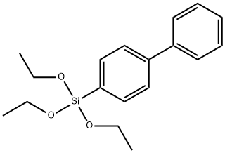 4-三乙氧硅基联苯, 18056-97-8, 结构式