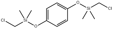 1,4-二(氯甲基二甲基硅氧基)苯 结构式