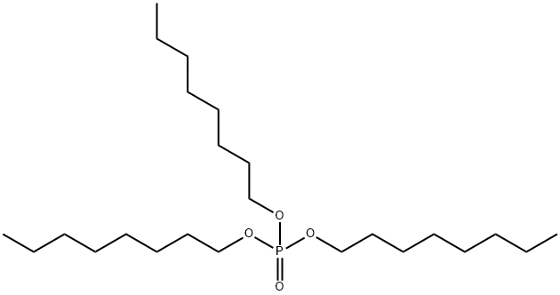 トリオクチルホスファート 化学構造式