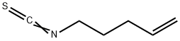 イソチオシアン酸4-ペンテン-1-イル 化学構造式