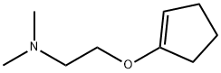 Ethanamine, 2-(1-cyclopenten-1-yloxy)-N,N-dimethyl- (9CI) Struktur