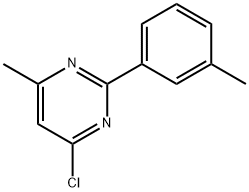 4-CHLORO-6-METHYL-2-(3-METHYLPHENYL)PYRIMIDINE|4-氯-6-甲基-2-(间甲苯基)嘧啶
