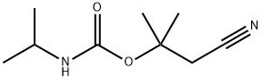 Carbamic acid, (1-methylethyl)-, 2-cyano-1,1-dimethylethyl ester (9CI) Structure