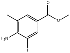Methyl  4-Amino-3-iodo-5-methylbenzoate Struktur