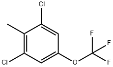 Benzene, 1,3-dichloro-2-methyl-5-(trifluoromethoxy)- Structure