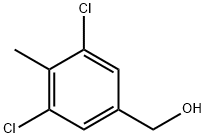 (3,5-二氯-4-甲基苯基)甲醇 结构式
