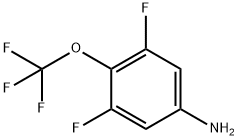 3,5-Difluoro-4-(trifluoromethoxy)aniline Struktur