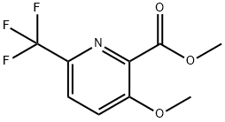 Methyl 3-methoxy-6-(trifluoromethyl)pyridine-2-carboxylate Structure