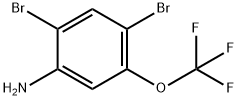 2,4-Dibromo-5-(trifluoromethoxy)aniline Structure