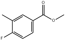 Methyl 4-fluoro-3-methylbenzoate Struktur