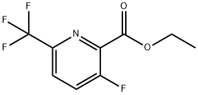 3-氟-6-三氟甲基吡啶-2-甲酸乙酯,1806386-01-5,结构式