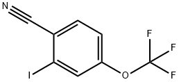 2-Iodo-4-(trifluoromethoxy)benzonitrile Structure